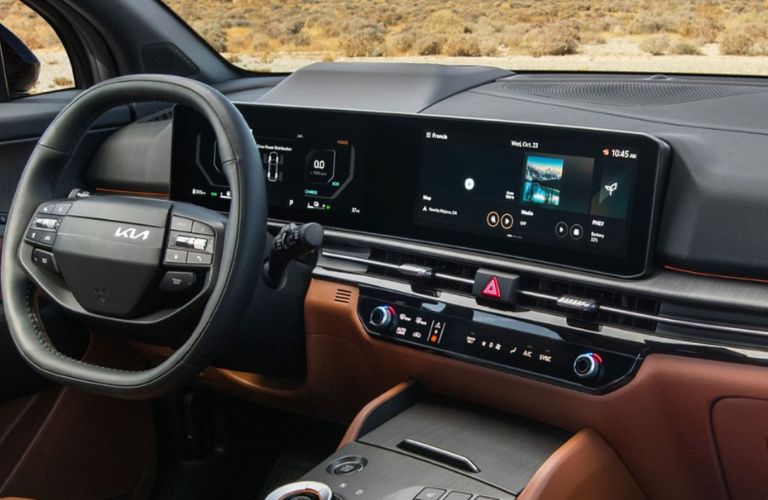 dashboard view of the 2026 Kia Sportage